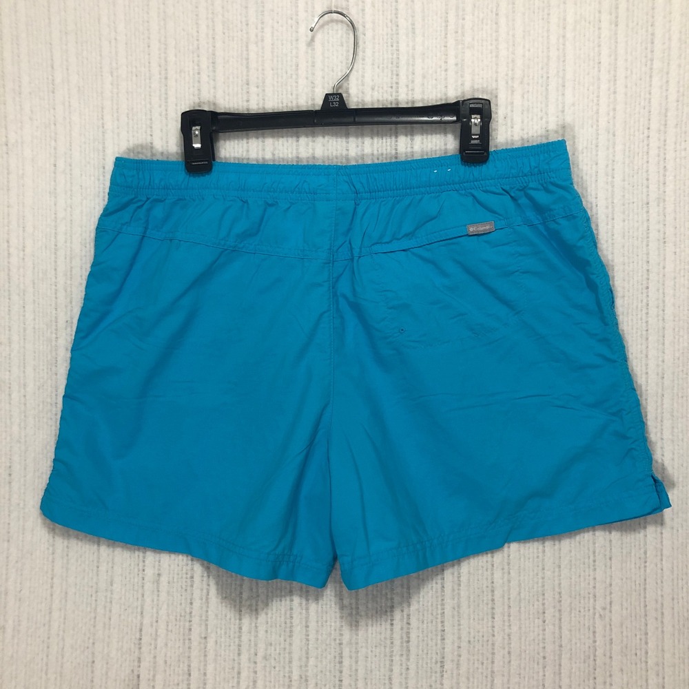 Columbia Sportswear Shorts Elastic Waist Activewear Casual Blue Women's Size XL - Picture 4 of 6